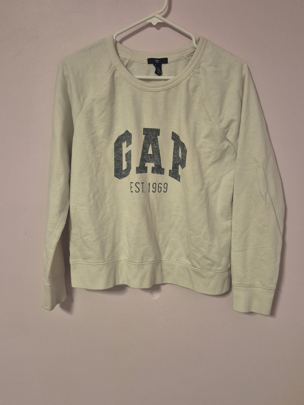 Gap Women's Crewneck EST 1969 Sweatshirt Fleece Pullover Size Medium